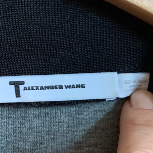 ALEXANDER WANG NAVY & GREY COAT - Picture 2 of 6